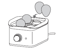 ラッセルホブス スチーマーの活用方法　ゆで卵のつくり方説明画像3枚目