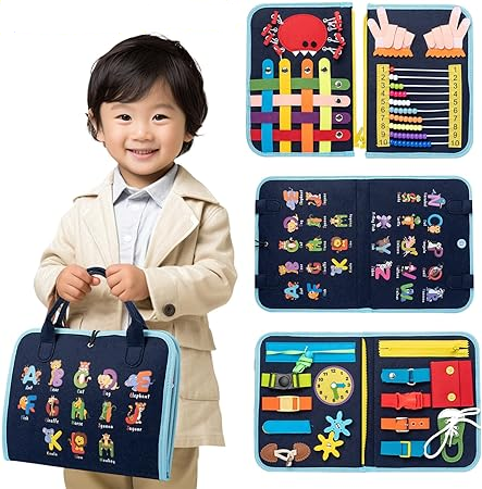 知育玩具 1歳ランキング 2位　「モンテッソーリ」知育玩具 ビジーボードの商品イメージ画像
