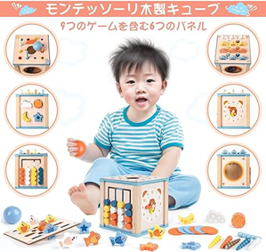 知育玩具 1歳ランキング 8位　「Vanplay」9 IN 1 モンテッソーリ 玩具の商品説明画像1枚目