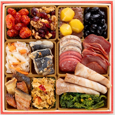 楽天で選ぶふるさと納税 おせち料理の人気ランキング 第6位 「2の重」に入っている食材のイメージ画像