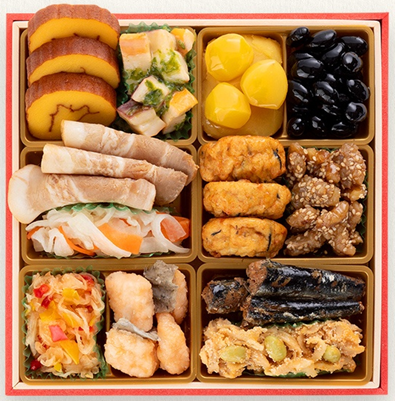 楽天で選ぶふるさと納税 おせち料理の人気ランキング 第7位 「2の重」に入っている食材のイメージ画像