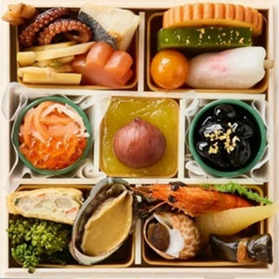 楽天で選ぶふるさと納税 おせち料理の人気ランキング 第8位 「個食の重（和）」に入っている食材のイメージ画像