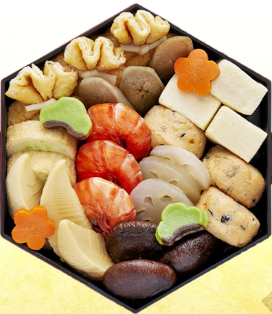 楽天で選ぶふるさと納税 おせち料理の人気ランキング 第5位 「3の重」に入っている食材のイメージ画像