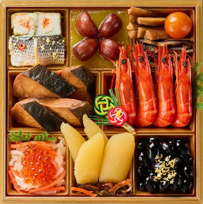 楽天で選ぶふるさと納税 おせち料理の人気ランキング 第10位 「1の重」に入っている食材のイメージ画像