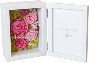  母の日お花 第8位　フラワーフォトフレーム（プリザーブド入り）の商品画像