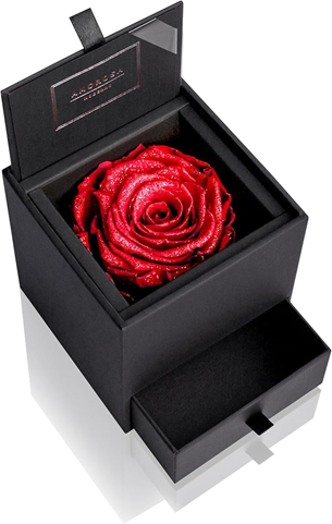  母の日お花 第10位　高級フラワーボックス（ローズ入り）の商品画像